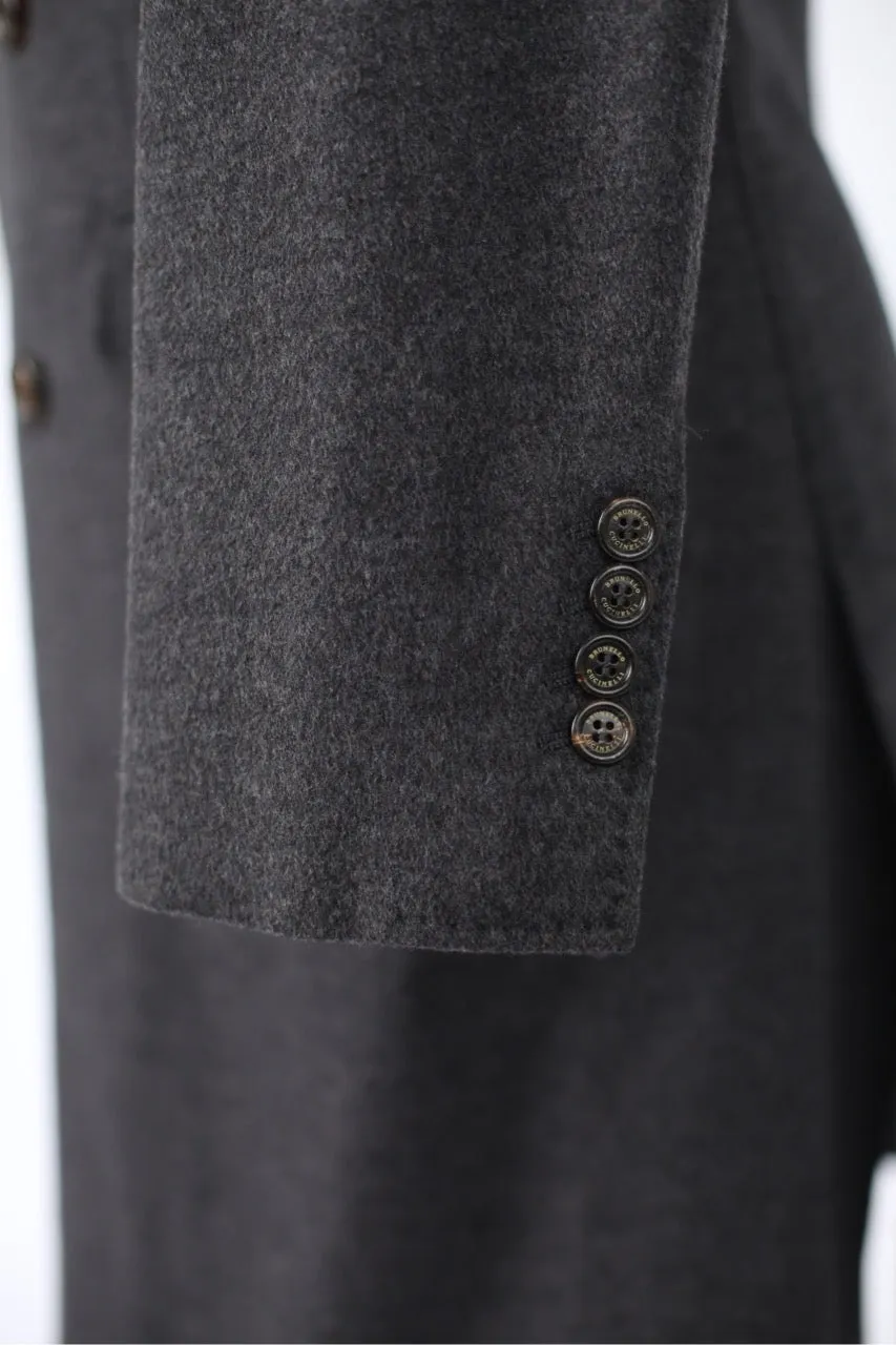 Double Breasted Cashmere Dress Coat