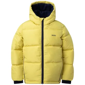 Hugo Boss Boys Puffer Jacket _Lime J26488-616