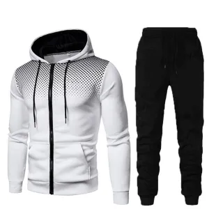 Men's Sports Fitness Casual Zipper Suit