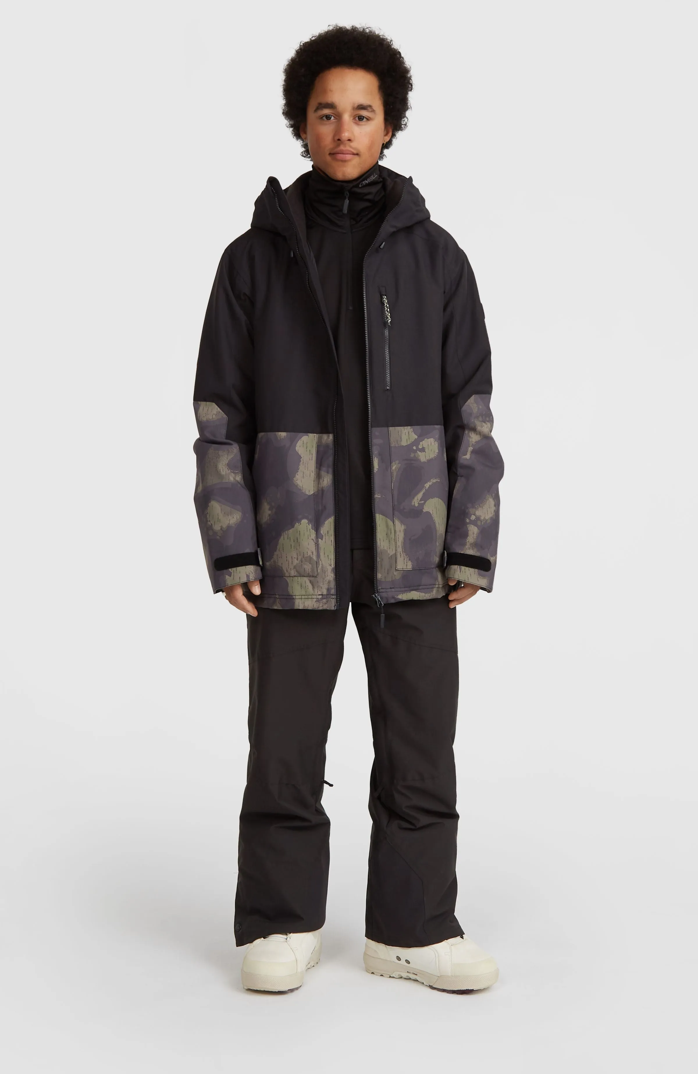 O'Riginals Block Snow Jacket | Black Night Camo