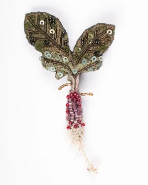 radish brooch