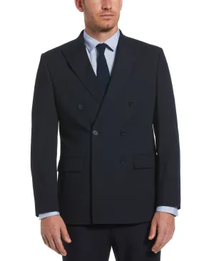 Slim Fit Double Breasted Peak Lapel Suit Jacket