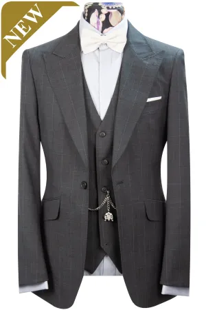 The Rowling Grey Windowpane Suit