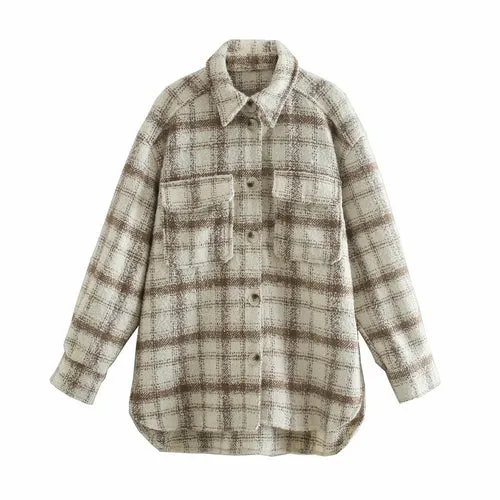 Vintage Plaid Jacket winter outwear