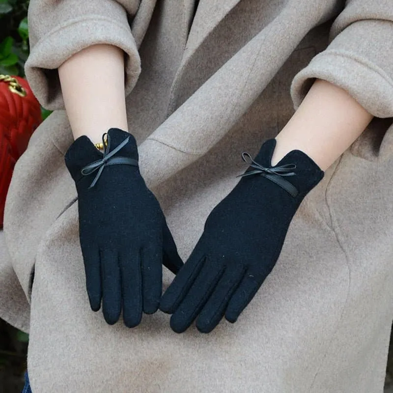 Wool Touch Screen Gloves - Soft Cashmere & Wool Blend - Touchscreen Compatible