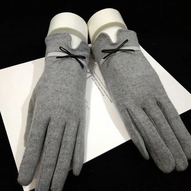 Wool Touch Screen Gloves - Soft Cashmere & Wool Blend - Touchscreen Compatible