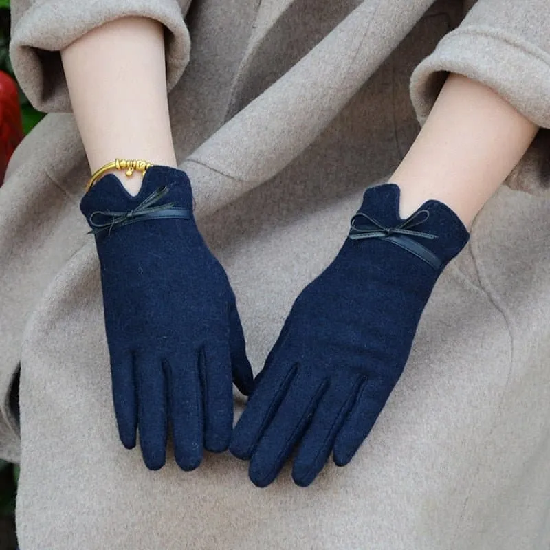 Wool Touch Screen Gloves - Soft Cashmere & Wool Blend - Touchscreen Compatible