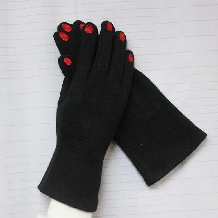 Wool Touch Screen Gloves - Soft Cashmere & Wool Blend - Touchscreen Compatible