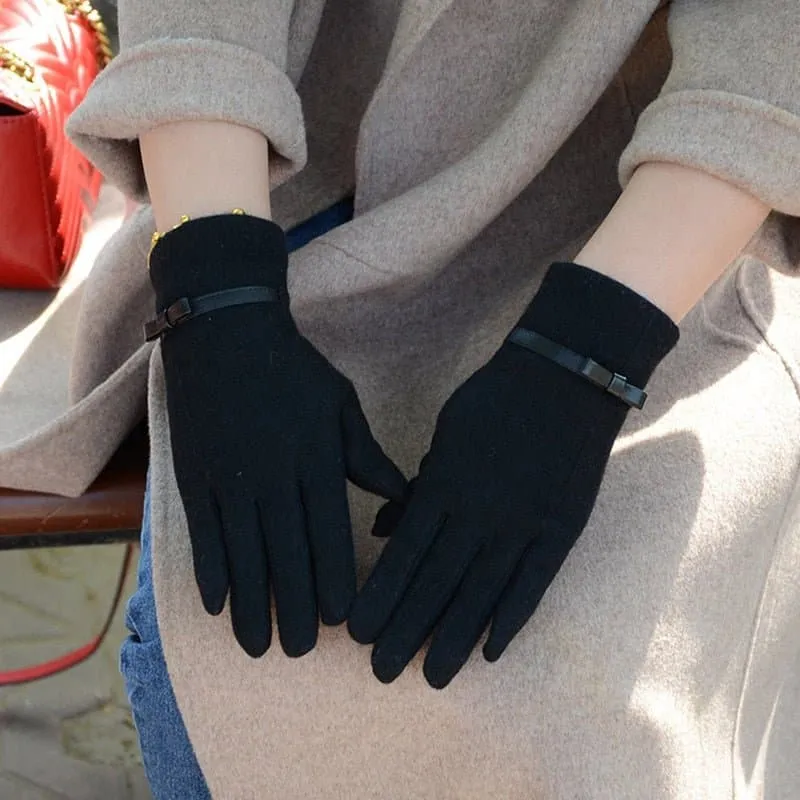 Wool Touch Screen Gloves - Soft Cashmere & Wool Blend - Touchscreen Compatible