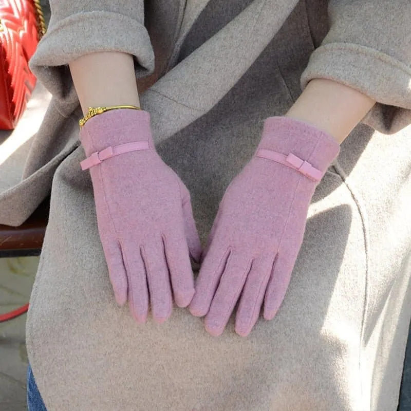 Wool Touch Screen Gloves - Soft Cashmere & Wool Blend - Touchscreen Compatible