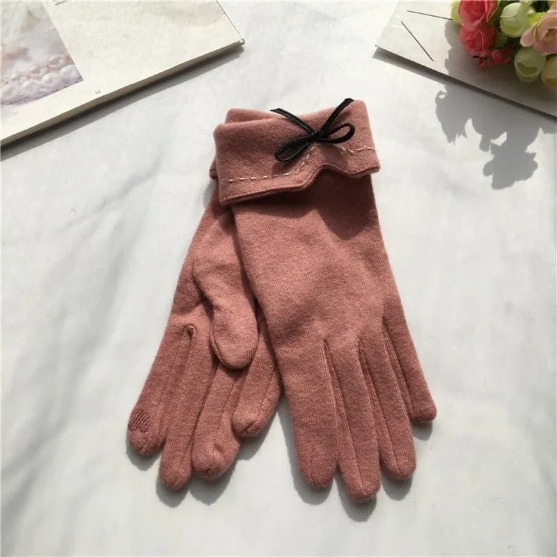 Wool Touch Screen Gloves - Soft Cashmere & Wool Blend - Touchscreen Compatible