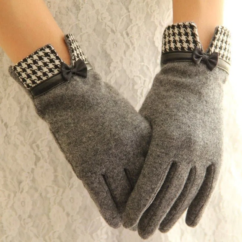 Wool Touch Screen Gloves - Soft Cashmere & Wool Blend - Touchscreen Compatible