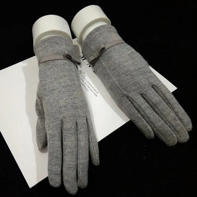 Wool Touch Screen Gloves - Soft Cashmere & Wool Blend - Touchscreen Compatible