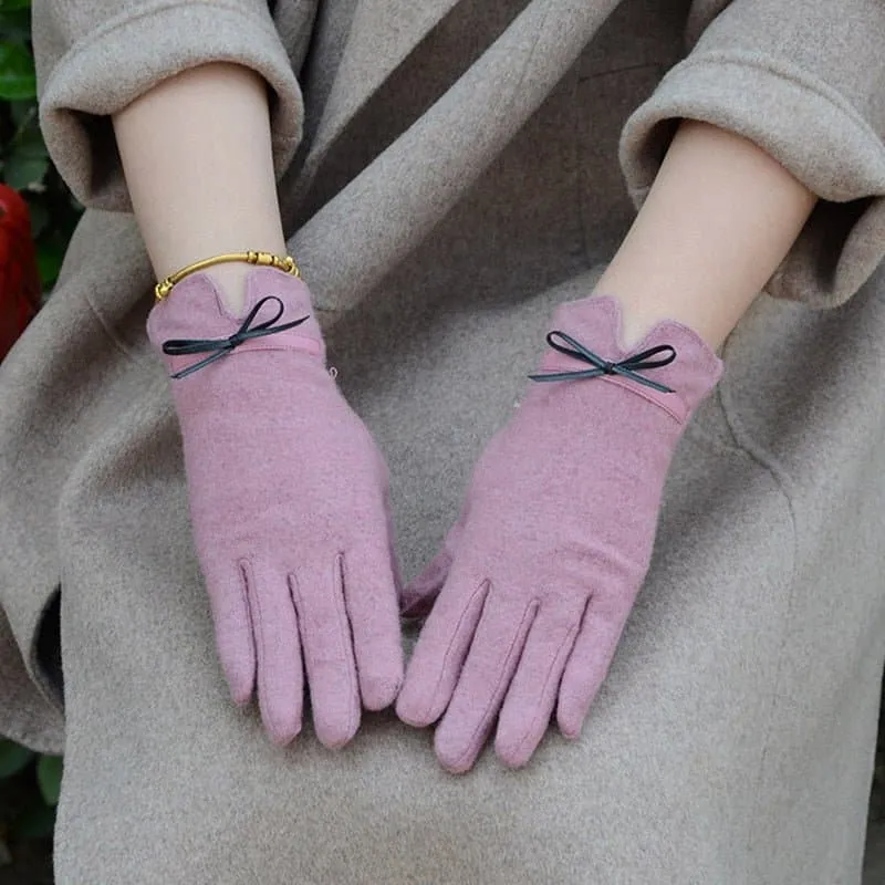 Wool Touch Screen Gloves - Soft Cashmere & Wool Blend - Touchscreen Compatible